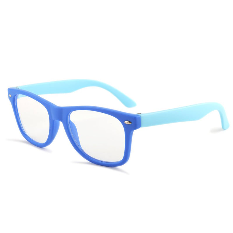  [AUSTRALIA] - Gudzws Kids Blue Light Blocking Glasses Rectangle Digital Boys Girl Age for 5-12