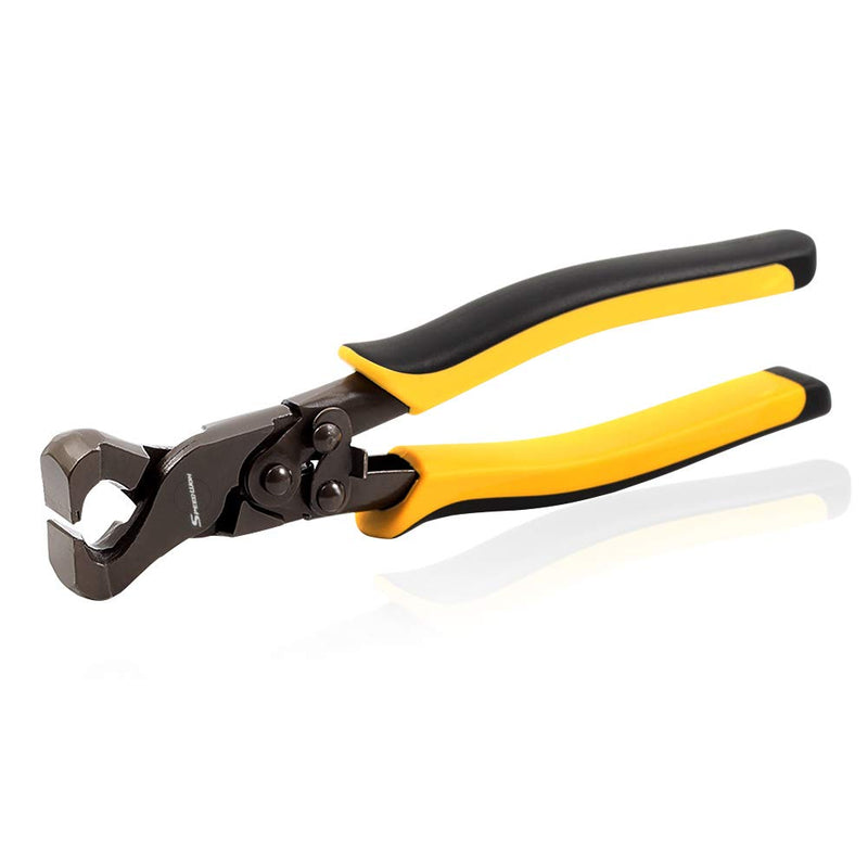  [AUSTRALIA] - SPEEDWOX Compound Tile Nippers 9 Inches Tile Cutting Pliers Cutter Tungsten Carbide Tips Reduce efforts for Removing Small Pieces or Irregular Edges from Tile Professional Tools