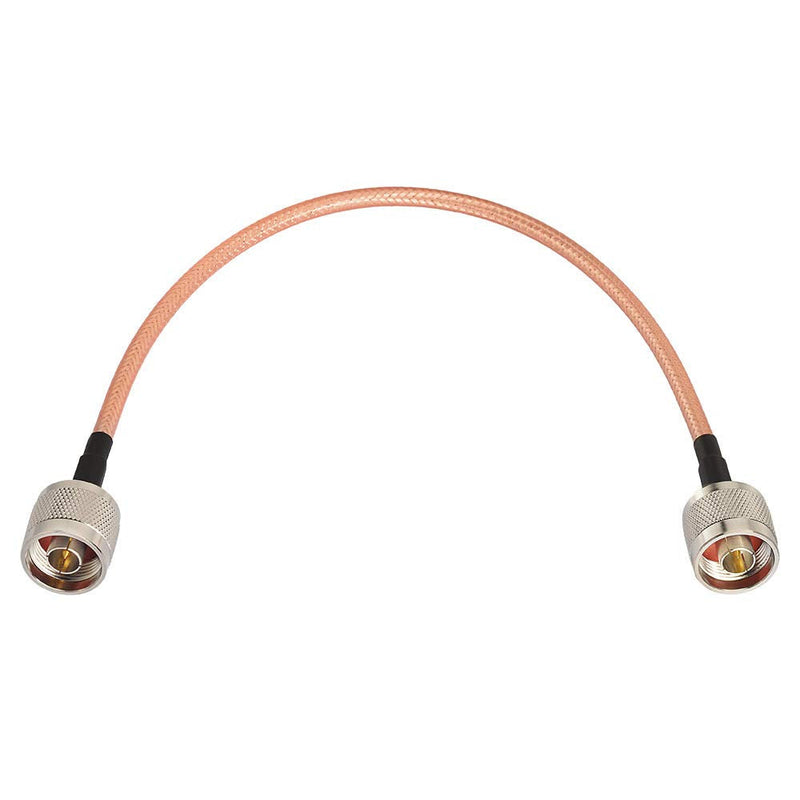  [AUSTRALIA] - Eightwood N Male to N Male Jumper Low Loss RG400 Cable 12 inch for 4G LTE Antenna, WiFi Yagi Antenna, Router, Ham Radio male-male 12 inch