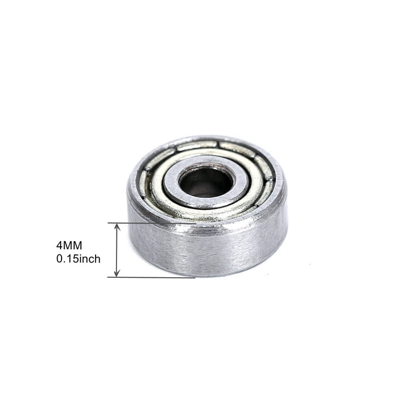  [AUSTRALIA] - Ruimou 12Pcs 623ZZ Deep Groove Ball Bearings(3mm x 10mm x 4mm) for Skateboard,3D Printer, DIY Mechanical Transmission Parts