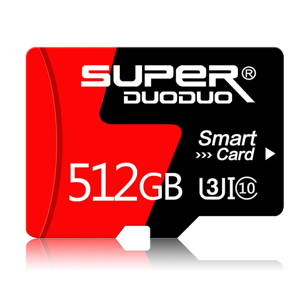  [AUSTRALIA] - SD Memory Card 512GB Micro SD Card High Speed Card Class 10 Micro SD Memory Card with Adapter for Smartphone,Camera,Tachograph and Drone SDHH-512GB