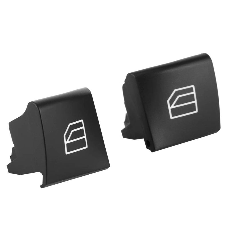 Qiilu Power Window Master Switch Button Cover Caps for Mercedes-Benz ML GL R Class 05-12 Replacement 2 Pack - LeoForward Australia