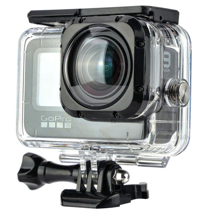  [AUSTRALIA] - Coyktonty Waterproof Protective case/Diving Protective Cover Waterproof case 30M Dive housing for Gopro Hero11 10 9 MAX Lens Mod,for GoPro with Adapter for Underwater Filming