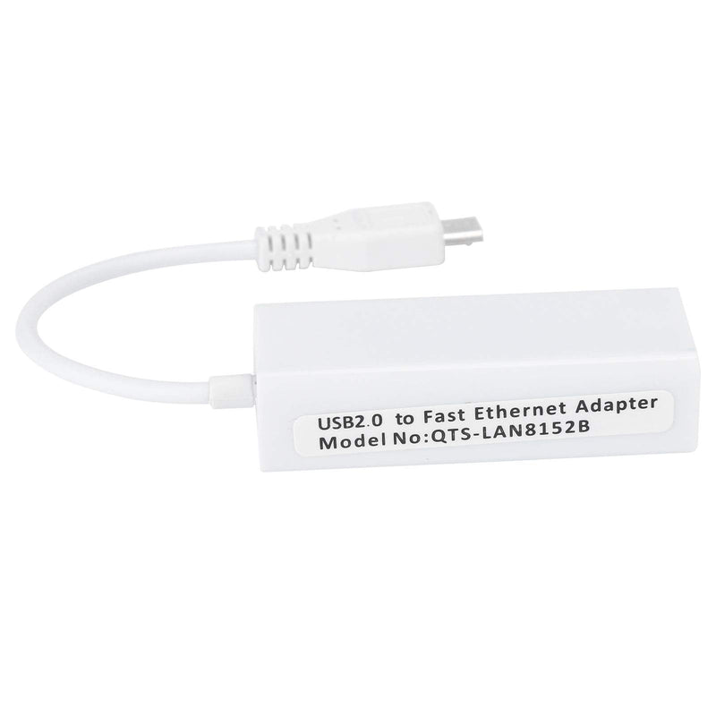  [AUSTRALIA] - Pi Zero W Ethernet Micro USB Ethernet OTG Abs Shell Network Card Adapter Micro USB to Rj45 Ethernet Port for Raspberry Pi Zero 1.3 W Motherboard