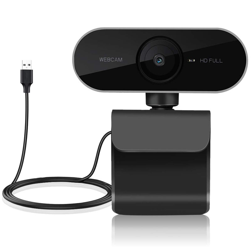  [AUSTRALIA] - 1080P Webcam with Microphone – HD Webcam for Computer, Laptop, PC, Desktop - USB Web Camera for Video Calling Recording Conferencing, Live Streaming, Webinar- Compatible with Windows Android iOS Linux