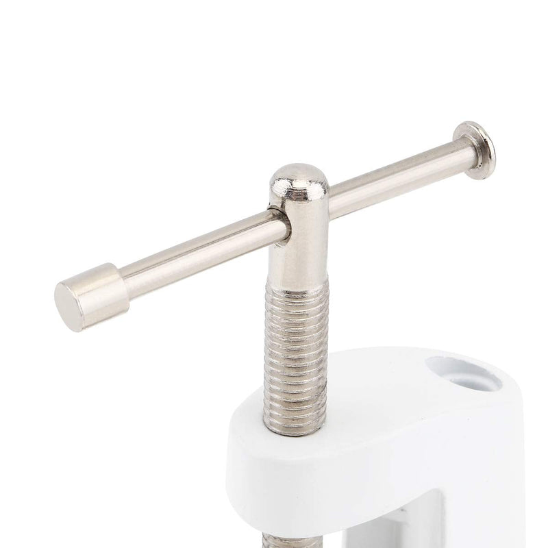  [AUSTRALIA] - RTNLIT Universal C Shape Table Mounting Clamp for Microphone Suspension Boom Scissor Arm Stand Holder with Adjustable Positioning Screw, Fits up to 2.16"/5.5cm Desktop Thickness-White