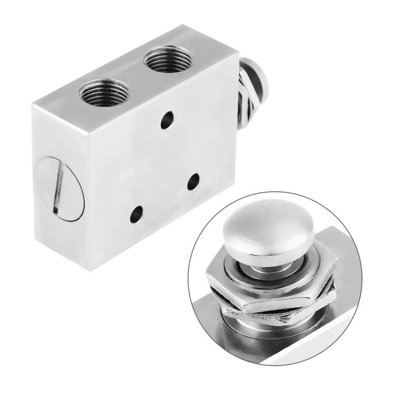 2 Position 3 Way Air Pneumatic Toggle Valve TAC2-41P ON/OFF Knob Control - LeoForward Australia