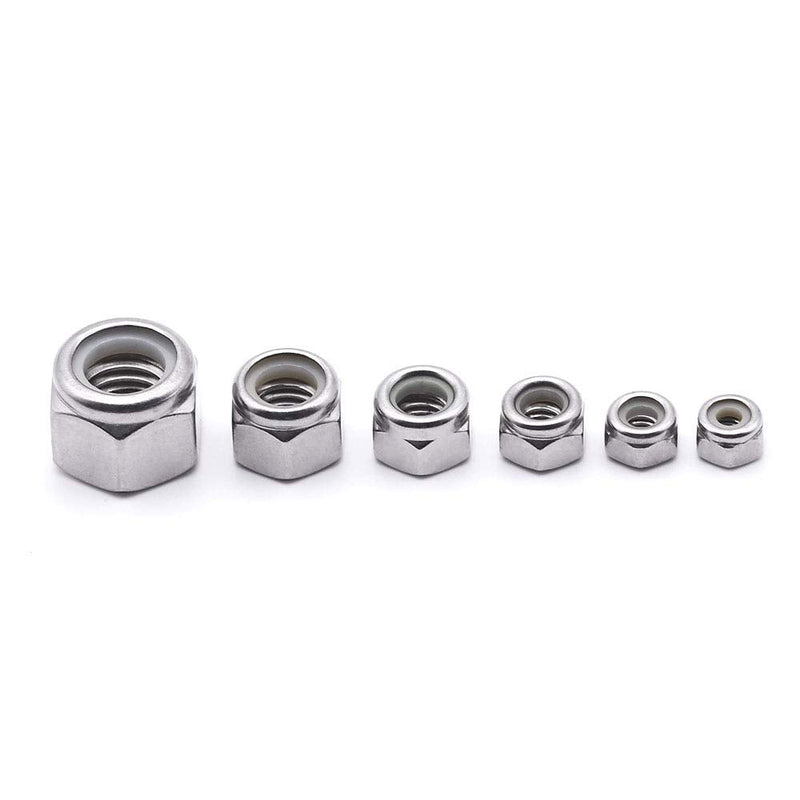  [AUSTRALIA] - 5/16-18 Nylon Insert Hex Lock Nuts Stainless Locknuts, Hex Drive, Bright Finish, 304 Stainless Steel 18-8 SS, Coarse Thread, 50 of Pack 5/16-18 (50 pcs)