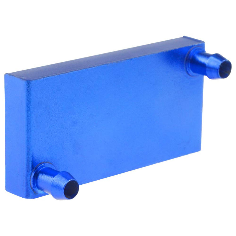 BXQINLENX Aluminum Water Cooling Block for CPU Radiator Heatsink 40x 80mm Blue - LeoForward Australia