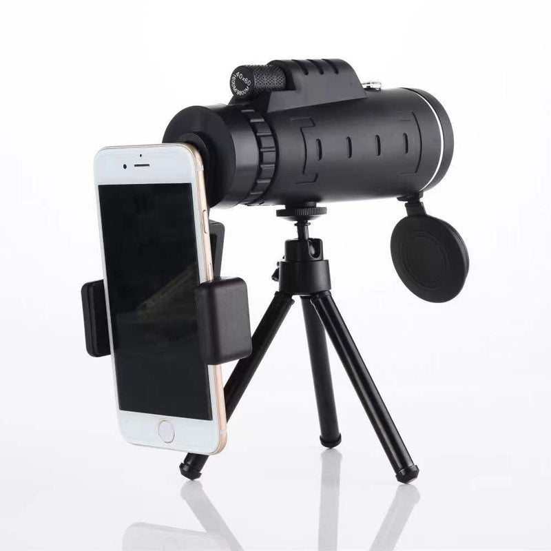  [AUSTRALIA] - 40X60 Monocular Telescope for Adults with Smartphone Adapter Holder & Tripod HD Monocular for Wildlife Hunting Hiking Bird Watching Concert Travelling