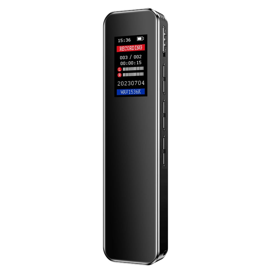  [AUSTRALIA] - 32GB Digital Voice Activated Recorder for Lectures Meetings, Portable Tape Recorders, Audio Recording Devices with Noise Reduction USB Rechargeable Upgraded Compact Activated Recorder with Playback