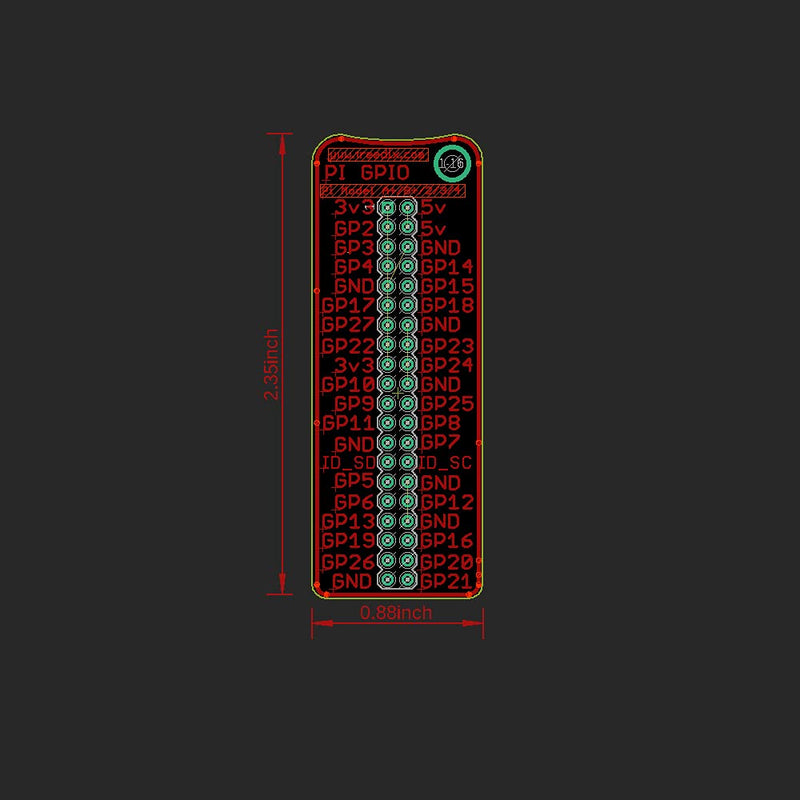  [AUSTRALIA] - Treedix 3pcs Pi GPIO Pinout Plus Reference Board for Raspberry Pi A+, B+, 2, 3, 4