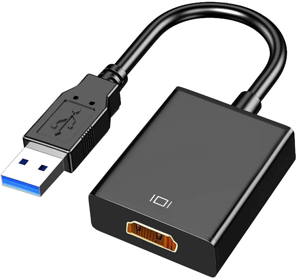  [AUSTRALIA] - USB to HDMI Adapter,USB 3.0/2.0 to HDMI Adapter Cable Multi-Display Video Converter- PC Laptop Windows 7 8 10,Desktop, Laptop, PC, Monitor, Projector, HDTV[Not Support Chromebook]