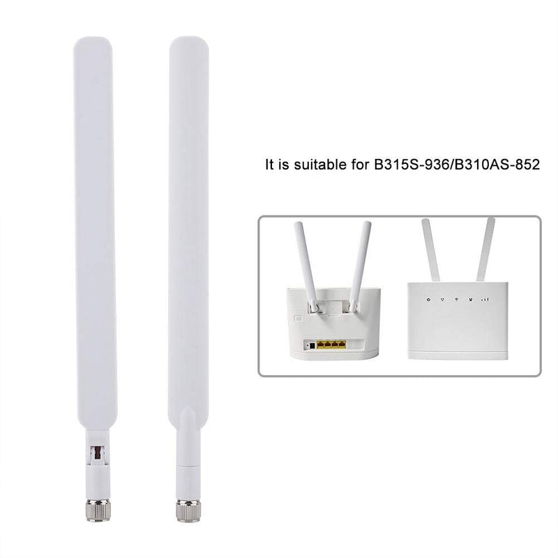 Yoidesu 2PCS Router Antenna,2X 5dBi 4G LTE Antenna,Signal Gain Antenna with SMA Connector,WiFi Antenna,Wireless Antenna for Huawei B310/B593/B315s/E5186s CPE Router - LeoForward Australia