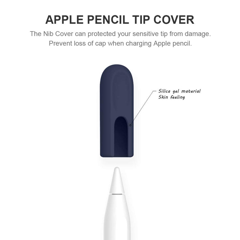 FRTMA Compatible Apple Pencil (2nd Generation) Nib Cap Nib Cover Tip Protector Compatible iPad Pro 12.9” (3rd Generation) & iPad Pro 11” (Pack of 4) - LeoForward Australia