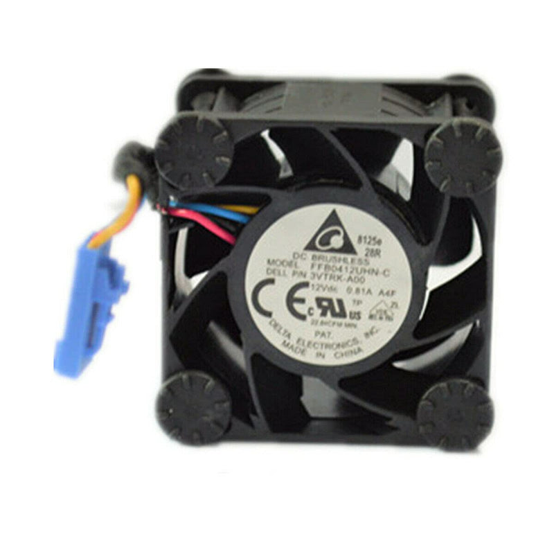  [AUSTRALIA] - Yesvoo New Assembly System Cooling Fan for Dell Poweredge R220 R230 1U, P/N: Delta FFB0412UHN TC18P 0TC18P PGDYY 0PGDYY MY9KW 0MY9KW, DC12V 0.81A 40x40x28mm