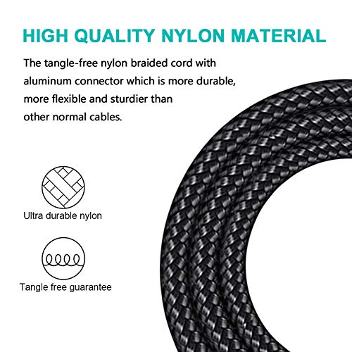  [AUSTRALIA] - Camera USB Cable,Braided Mini USB Data Transfer Cord for Canon Rebel/PowerShot/EOS/DSLR/ELPH Digital Cameras,SCOVEE Camcorder Wire for Canon Rebel,Vixia PC Computer Interface Charger Replacement 3FT