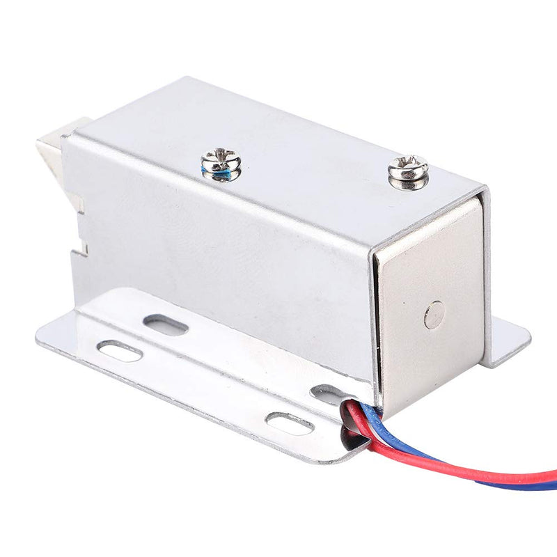  [AUSTRALIA] - DC 12V Mini Electromagnetic Solenoid Lock Push Pull Type for Electirc Door Lock 6.6x4.3cm / 2.6x1.7in