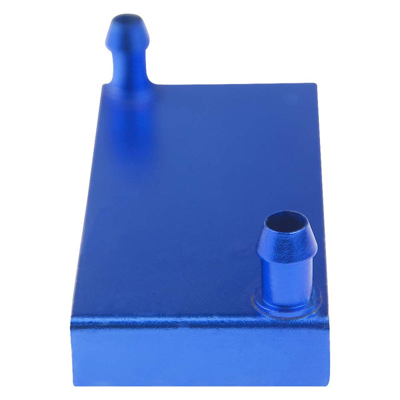 BXQINLENX Aluminum Water Cooling Block for CPU Radiator Heatsink 40x 80mm Blue - LeoForward Australia