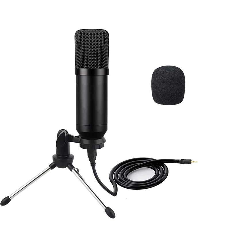 [AUSTRALIA] - USB Microphone, Plug and Play Home Studio USB Condenser Microphone for Skype, Recordings for YouTube, Google Voice Search, Games, for Windows and Mac-K668