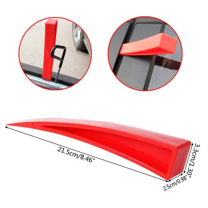  [AUSTRALIA] - MMPP Paintless Dent Repair Tools Window Guard Protect with Felt Paintless Dent Removal Window Curve Wedge for Car Repair Paintless Dent Repair Tools Kit Blue Kit