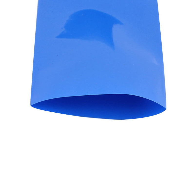  [AUSTRALIA] - uxcell 55mm Flat Width 10M Length PVC Heat Shrink Tube Blue for 18650 Batteries