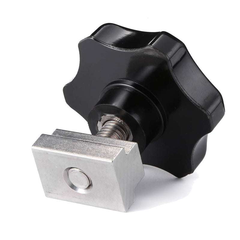  [AUSTRALIA] - T Slot Nuts for Toyota Bed Deck Rail, 4 PCS Stainless Steel Nuts for Tacoma & Tundra Cleats, Tie Downs and Accessories 3/8"-16 Thread 304 Steel