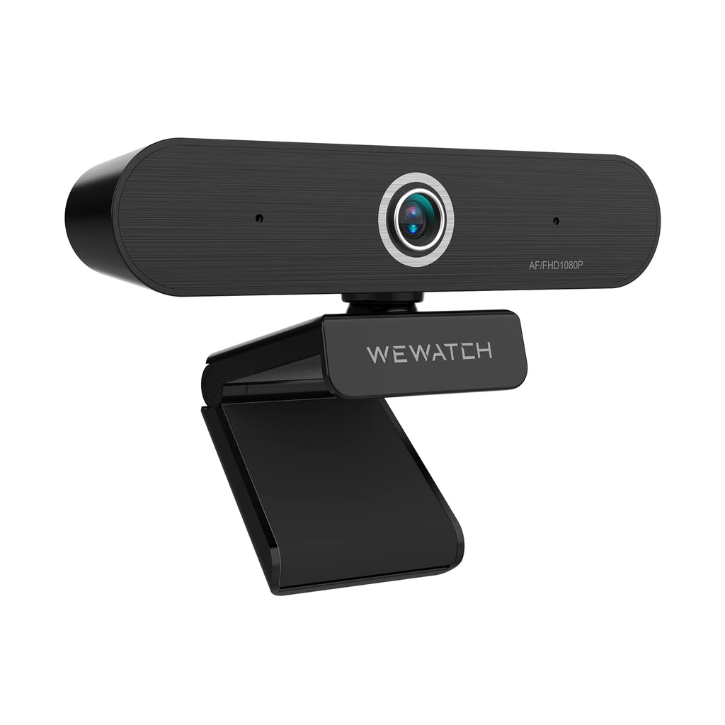  [AUSTRALIA] - 1080P Webcam, WEWATCH PCF2 Web Camera with 2 Microphone, Auto Focus Webcams, Plug & Play USB Webcam, Low Light Correction,Auto Exposure Control for Live Streaming/Video Conference, Zoom/Skype/FaceTime PCF2 Webcams with 2 Microphone