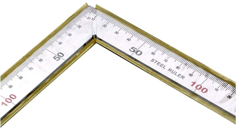  [AUSTRALIA] - 150mm Angel Ruler Stainless Steel 90 Degree Right Angle Ruler for Welding, Wood-Working, Drilling,Making Cabinets