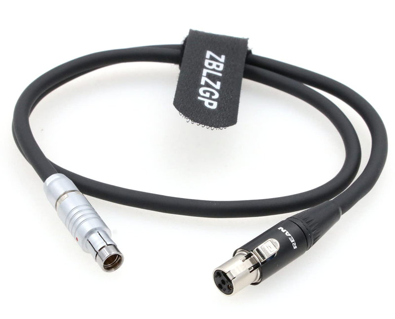  [AUSTRALIA] - ZBLZGP RS 3 Pin to Mini XLR 4 Pin Female Power Cable for ARRI Alexa Camera RS/Tilta Kit to TVLogic Monitor