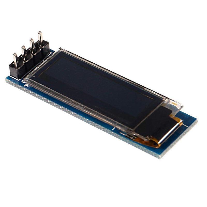  [AUSTRALIA] - MELIFE 3pcs OLED Display Module, 0.91 inch I2C SSD1306 OLED Display Module I2C OLED Screen Driver with Pin DC 3.3V~5V. White
