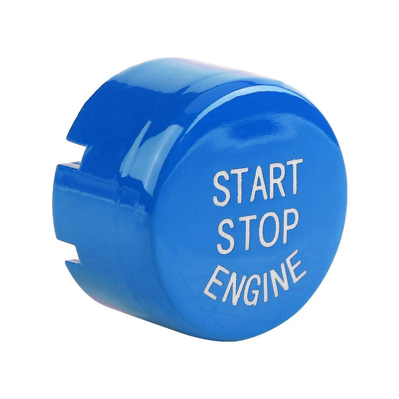 Car Engine Start Stop Switch Button Cover for BMW G F Chassis F20 F21 F22 F23 F30 F31 F32 F33 F10 F11 G30 F12 F13 F01 F02(Blue) Blue - LeoForward Australia