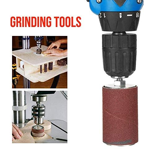  [AUSTRALIA] - Pack of 20 spindle sander sanding machine sanding sleeves tool set sanding sleeves with case for drill