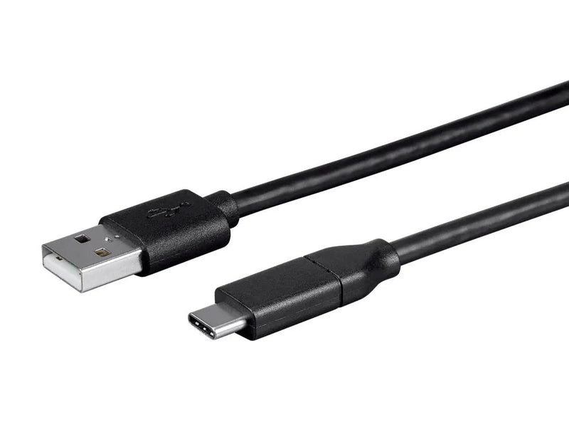 [AUSTRALIA] - Monoprice USB C to USB A 2.0 Cable - 4 Meters (13.1 Feet) - Black | Fast Charging, High Speed, 480Mbps, 3A, 26AWG, Type C, Compatible with Samsung Galaxy and More - Essentials Series 4 Meter