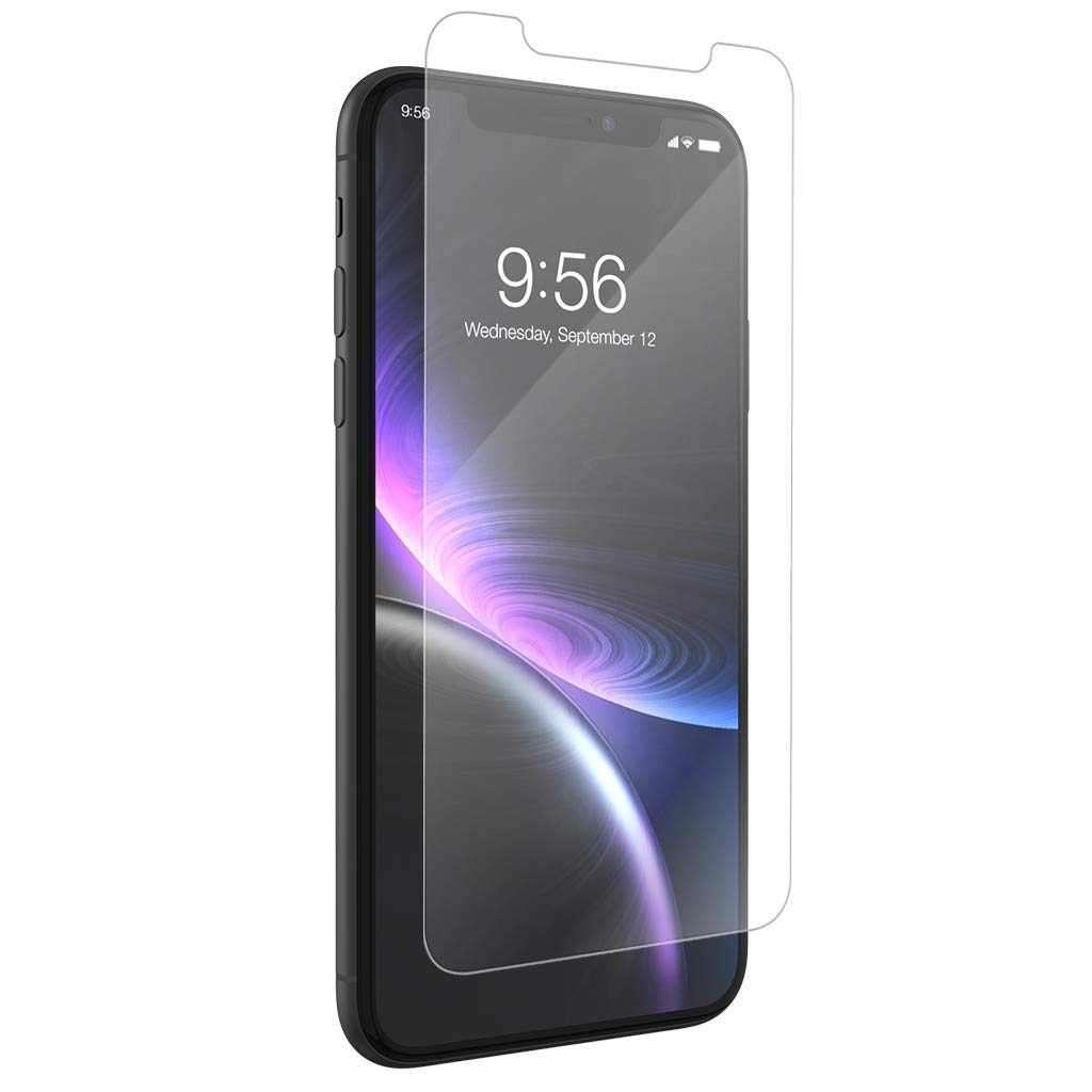  [AUSTRALIA] - ZAGG InvisibleShield Glass+ Screen Protector – High-Definition Tempered Glass for the Apple iPhone XR – Impact & Scratch Protection