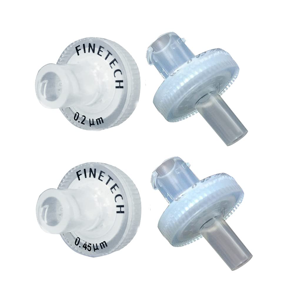  [AUSTRALIA] - Nylon Syringe Filters 13mm Diameter 0.45μm Pore Size for Laboratory Filtration by Finetech (Pack of 100) Made in Taiwan (100, Nylon 13mm 0.45um)