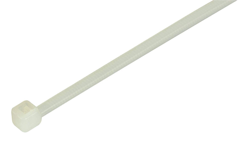  [AUSTRALIA] - GTSE 8 Inch White/Clear Zip Ties, 1,000 Bulk Pack, 18lb Strength, UV Resistant Small Nylon Cable Ties, Self-Locking 8" Tie Wraps 8" (18lb)