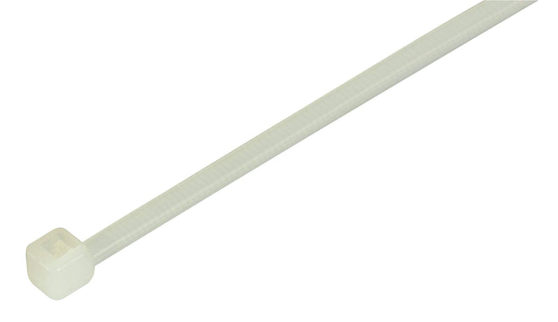  [AUSTRALIA] - GTSE 8” White/Clear Zip Ties, 1,000 Bulk Pack, 18lb Strength, UV Resistant Small Nylon Cable Ties, Self-Locking 8 Inch Tie Wraps 8" (18lb)