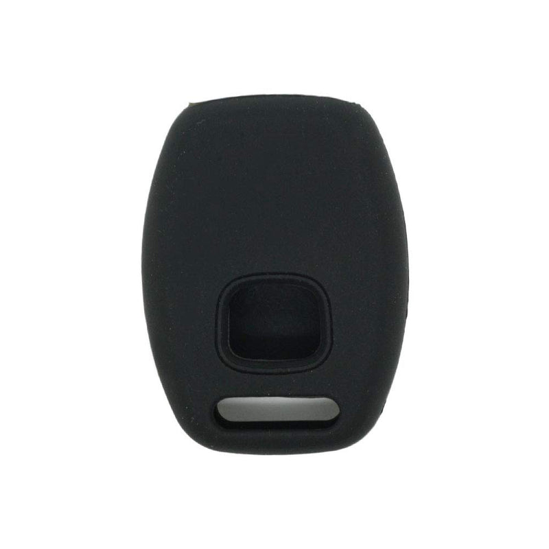  [AUSTRALIA] - SEGADEN Silicone Cover Protector Case Skin Jacket fit for HONDA 3 Button Remote Key Fob 2 BTN + Panic CV4215 Black