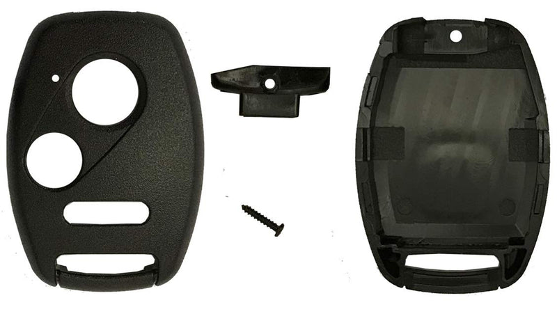  [AUSTRALIA] - Replacement Key Fob Shell Fit for Honda Accord Crosstour Civic Odyssey CR-V CR-Z Fit 3 Buttons Keyless Entry Remote Case Car Key Housing (Casing Only) Casing Only
