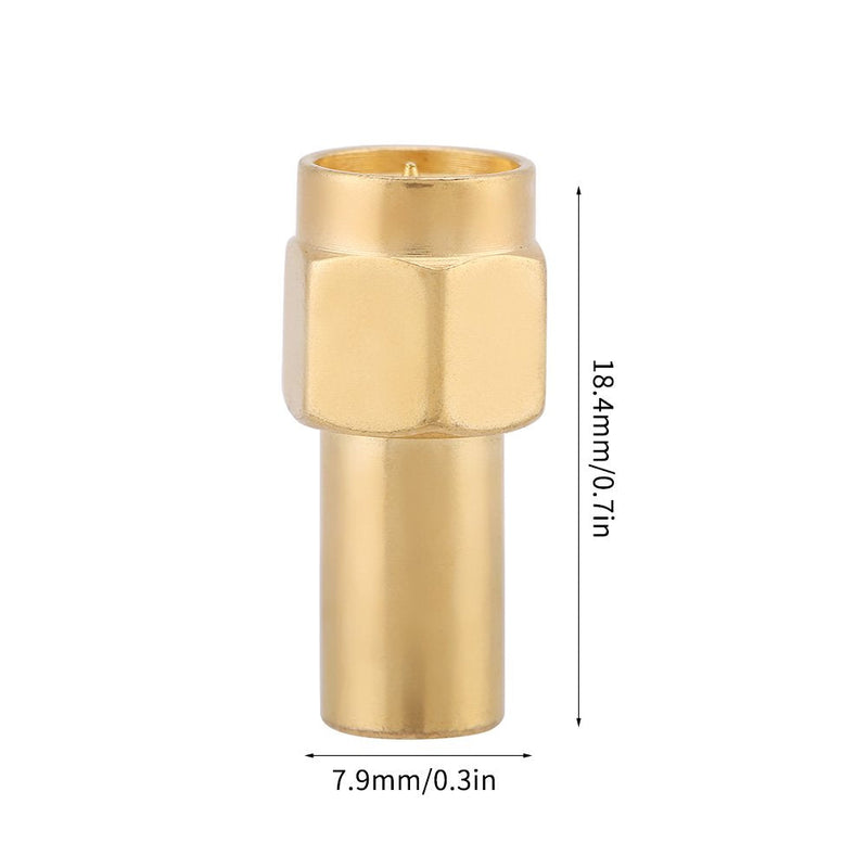  [AUSTRALIA] - 5pcs Coaxial Terminators SMA Male Connector RF Coaxial Matched Terminator Termination Load 50 Ohm 2W SMA Terminator