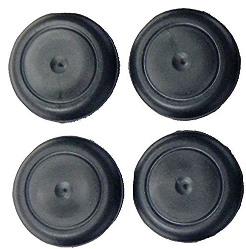 (Pack of 10) Caplugs Brand: BPFE-19MM Rubber Ergonomic Button Plugs Flush Type Heads | Hole Size .728-.787" || Metal Thickness.031-.079", Black | by SBD - LeoForward Australia