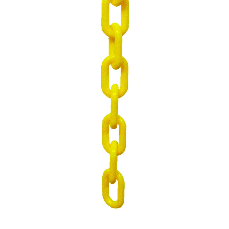  [AUSTRALIA] - Plastic decorative safety security chain 10FT, Crowd Control Center (YELLOW+S HOOKS) YELLOW+SHOOKS