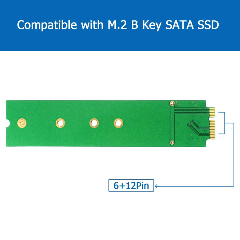 GODSHARK M.2 NGFF SSD to A1369 A1370 Adapter for 2010 2011 MacBook Air HDD Replacement, Converter Card Support 2230 2242 2260 2280 Solid State Drive - LeoForward Australia