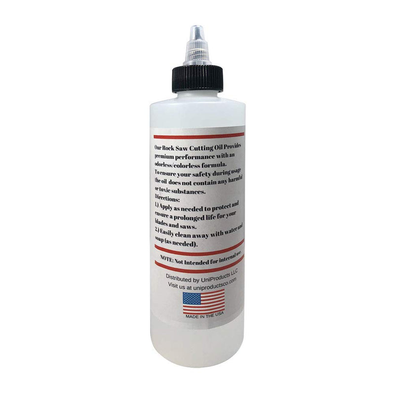 Rock Saw Cutting Oil - 8 oz - Odorless & Clear Lapidary Saw Coolant with Anti-Rust and Anti-Corrosion Inhibitors - LeoForward Australia