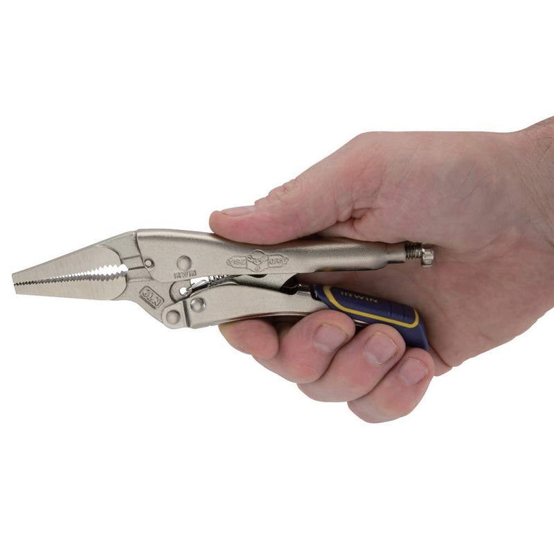  [AUSTRALIA] - IRWIN VISE-GRIP Locking Pliers, Fast Release, Long Nose with Wire Cutter, 6-Inch (IRHT82583) NEW