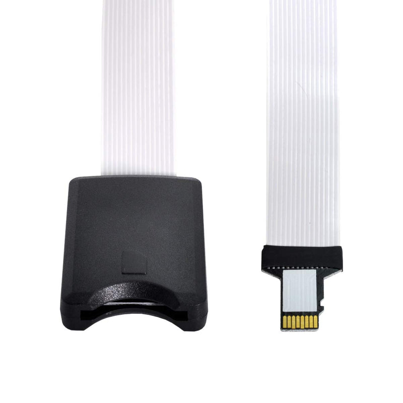  [AUSTRALIA] - CY Memory Card Kit Micro-SD TF Male to SD Female Extension Soft Flat FPC Cable Extender 25cm