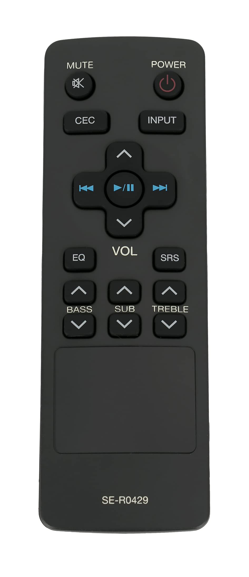  [AUSTRALIA] - SE-R0429 Replaced Remote Control Work for Toshiba Soundbar Audio AH701014 RTAH701014 SER0429 SBX4250KN SBX4250