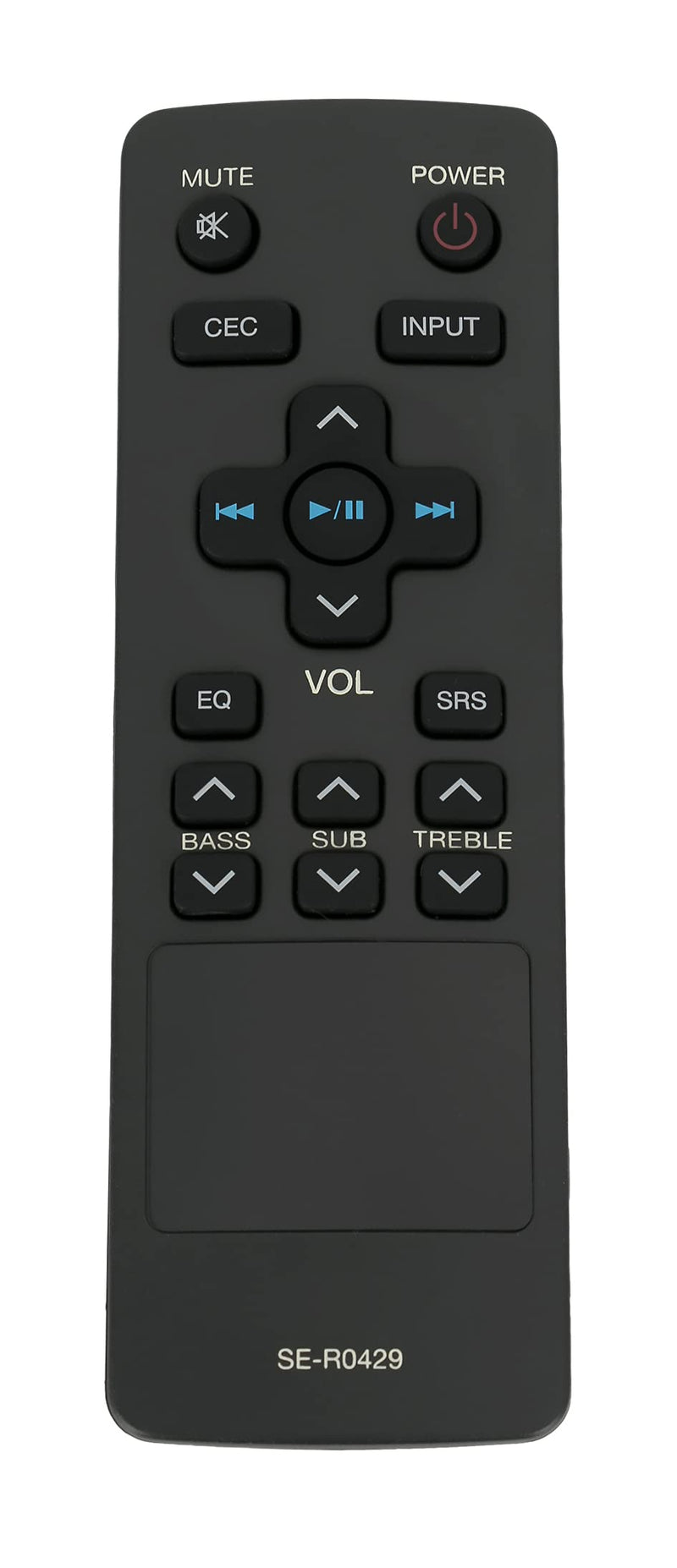  [AUSTRALIA] - SE-R0429 Replaced Remote Control Work for Toshiba Soundbar Audio AH701014 RTAH701014 SER0429 SBX4250KN SBX4250