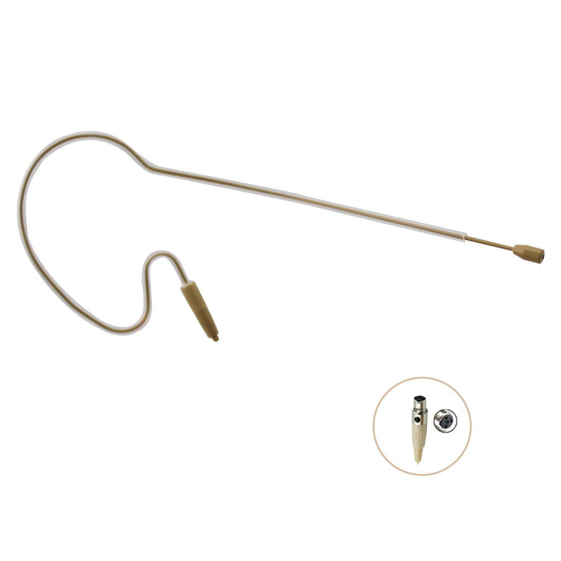  [AUSTRALIA] - Pro Headset Headworn Single Earhook Microphone JK MIC-J S90 Compatible with Shure Wireless Transmitter